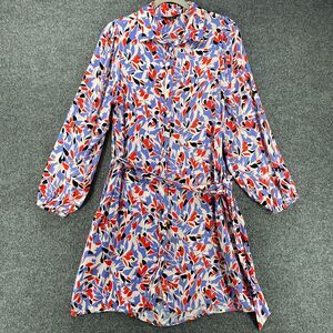 Well Worn Dress Womens M Floral Button Up Prairie Cottagecore Boho Peasant Shirt